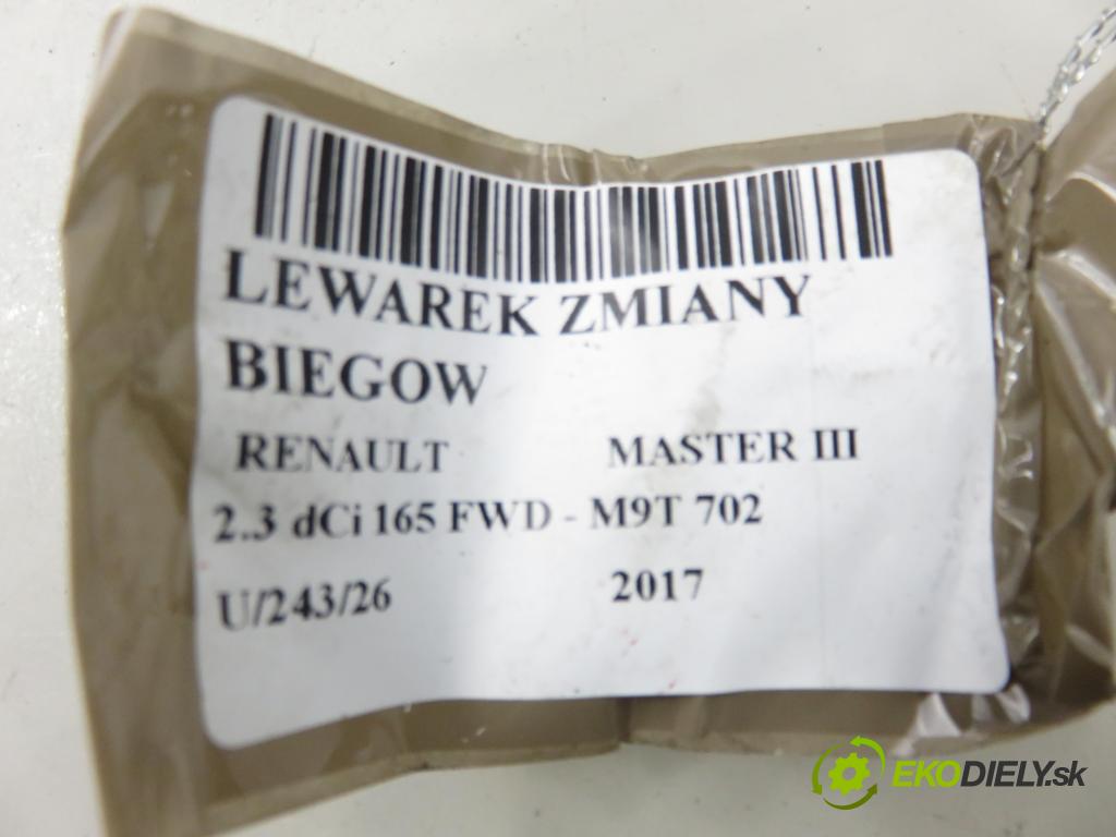 RENAULT MASTER III Platforma / podwozie (EV, HV, UV) KABINA/PLATFORMA 2017 120,00 2.3 dCi 165 FWD - M9T 702 2298,00 ZVEDÁK: