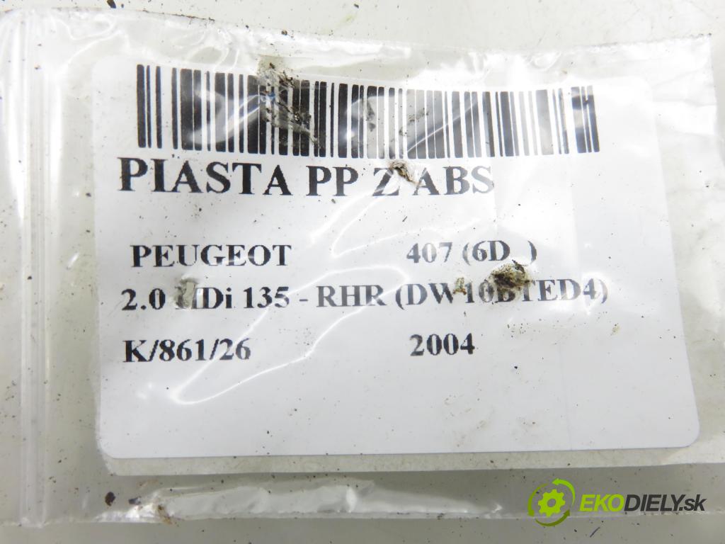 PEUGEOT 407 (6D_) SEDAN 2004 100,00 2.0 HDi 135 - RHR 1997,00 náboj PP ABS