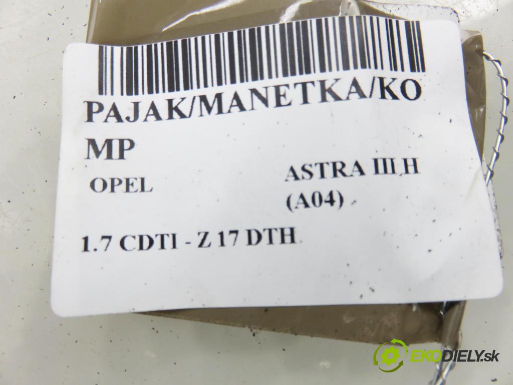 OPEL ASTRA H (A04) HB 2005 74,00 1.7 CDTI 100 - Z 17 DTH 1686,00 páčka/prepínač 13198906XC ; 203773