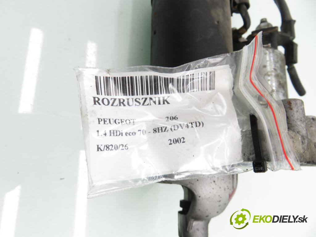 PEUGEOT 206 liftback (2A/C) HB 2002 50,00 1.4 HDi eco 70 - 8HZ (DV4TD) 1398,00 Štartér S3016 (Štartér)