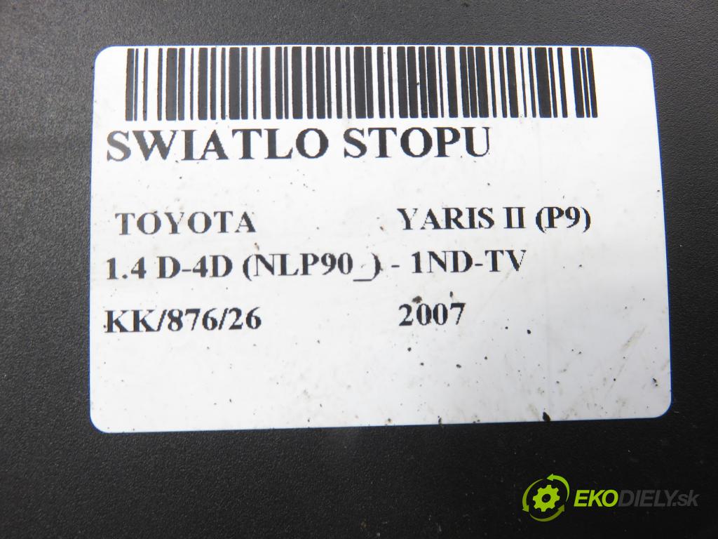 TOYOTA YARIS (_P9_) HB 2007 66,00 1.4 D-4D (NLP90_) - 1ND-TV 1364,00 svetlo bŕzd