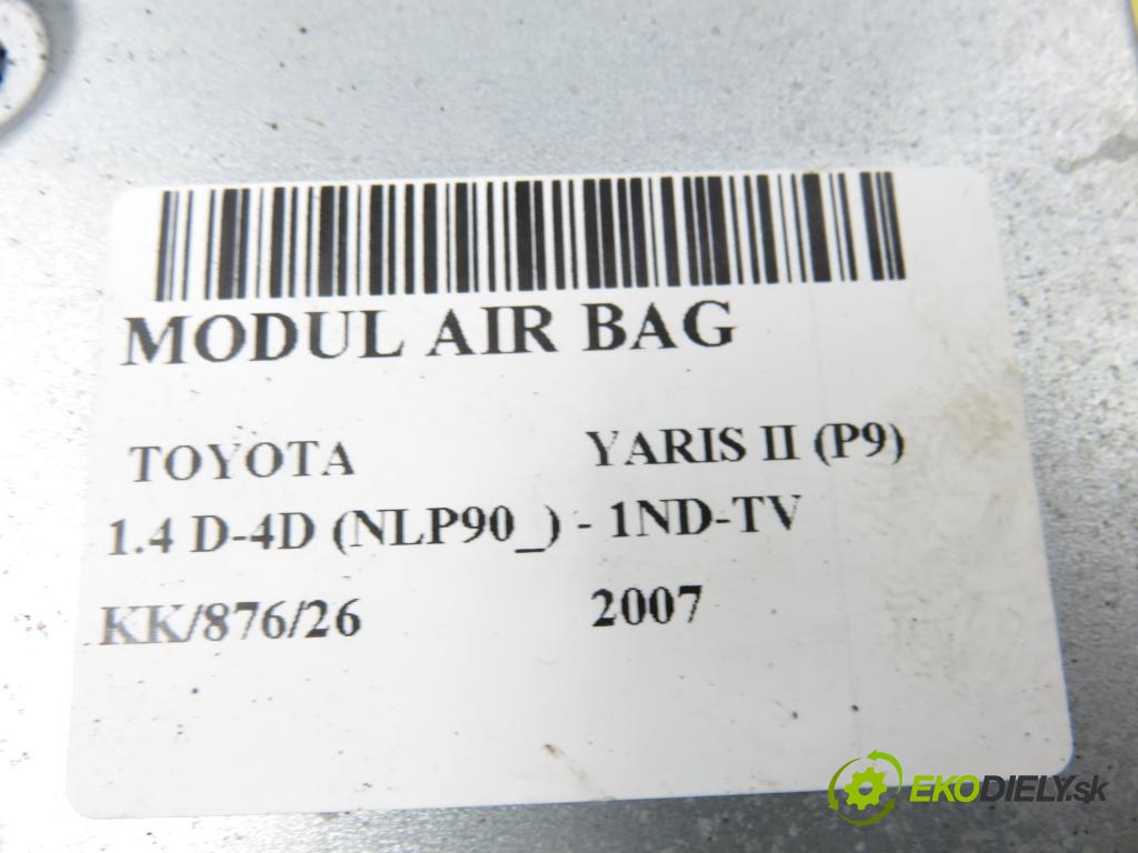 TOYOTA YARIS (_P9_) HB 2007 66,00 1.4 D-4D (NLP90_) - 1ND-TV 1364,00 MODUL air BAG 891700D250 ; 212986107