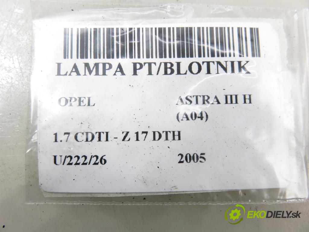 OPEL ASTRA H (A04) HB 2005 74,00 1.7 CDTI 100 - Z 17 DTH 1686,00 Svetlo pravé zadné 24451837