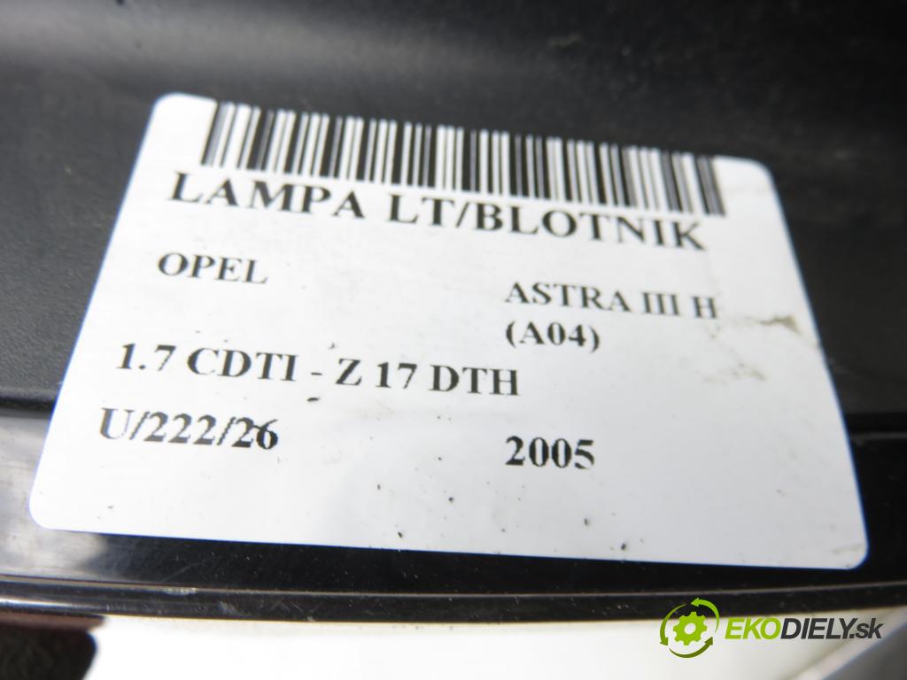 OPEL ASTRA H (A04) HB 2005 74,00 1.7 CDTI 100 - Z 17 DTH 1686,00 Svetlo ľavé zadné 24451835