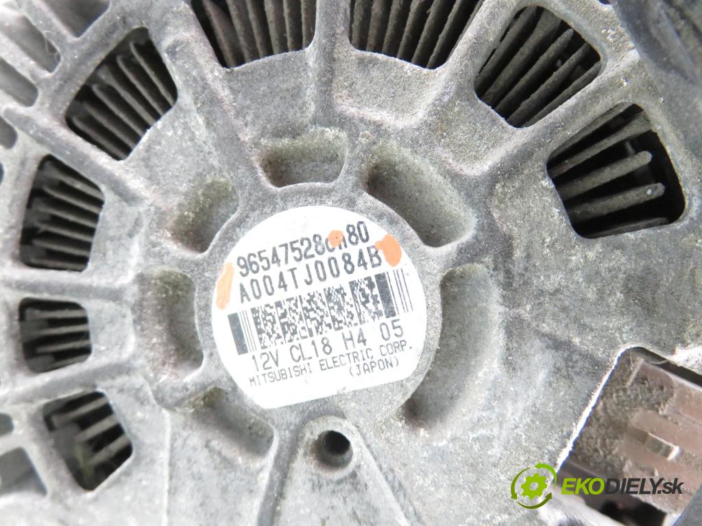 PEUGEOT 407 (6D_) SEDAN 2004 100,00 2.0 HDi 135 - RHR 1997,00 Alternátor A004TJ0084B ; 965475280 (Alternátor)