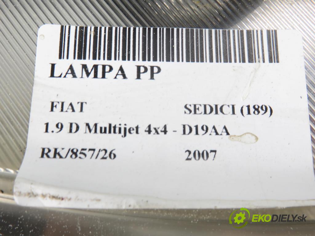 FIAT SEDICI (189_) CROSSOVER 2007 88,00 1.9 D Multijet 120 4x4 - D19AA 1910,00 Svetlo PP