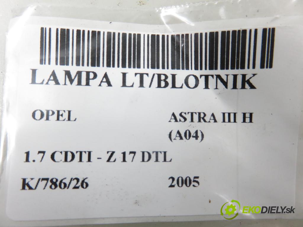 OPEL ASTRA H (A04) HB 2005 59,00 1.7 CDTI - Z 17 DTL 1686,00 Svetlo ľavé zadné 24451835