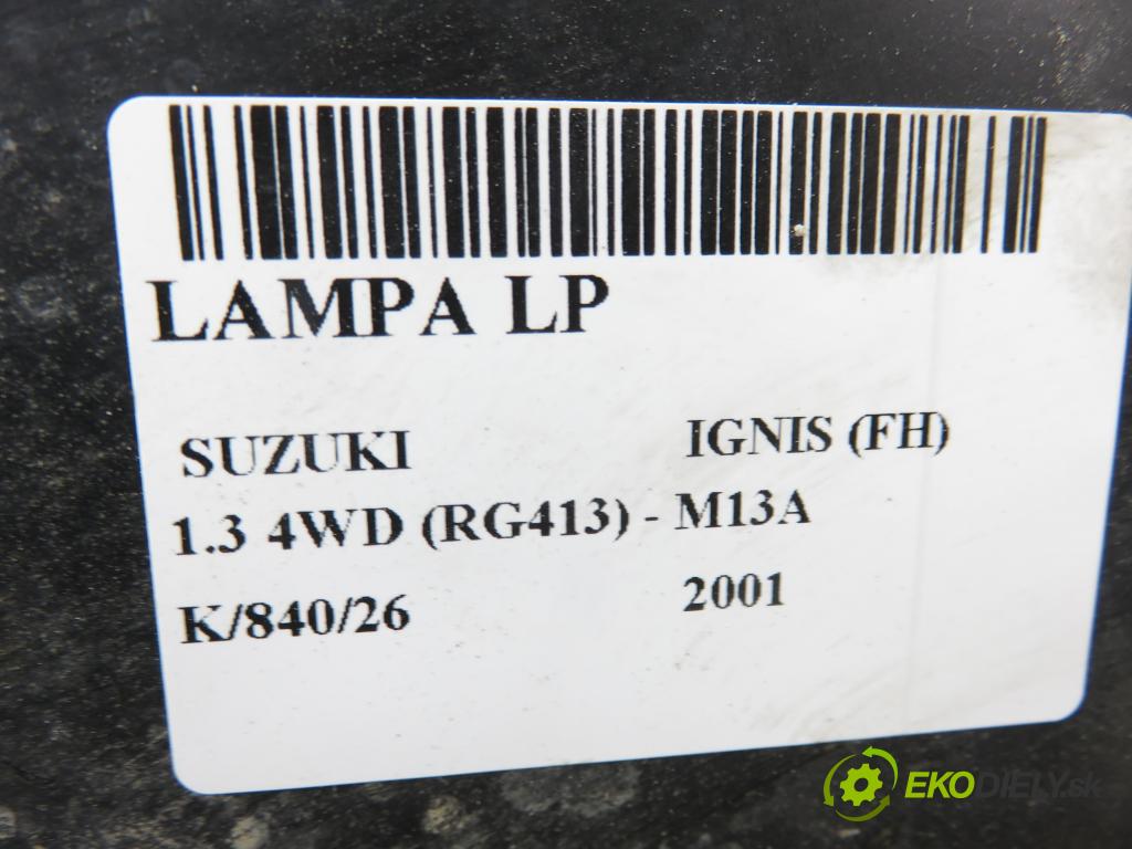 SUZUKI IGNIS (FH) HB 2001 61,00 1.3 4WD 83 (RG413) - M13A 1328,00 Svetlo LP P0361