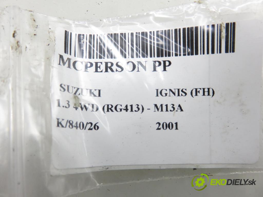 SUZUKI IGNIS (FH) HB 2001 61,00 1.3 4WD (RG413) - M13A 1328,00 MCPERSON PP