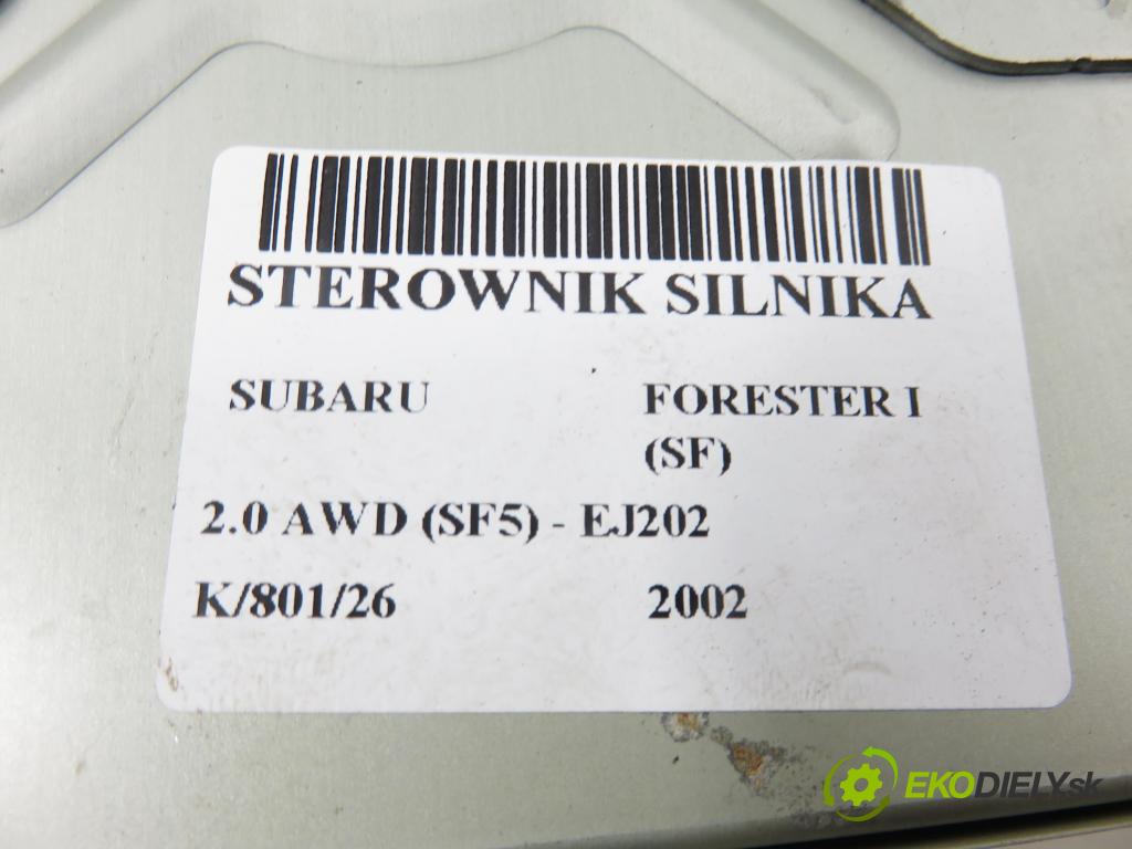SUBARU FORESTER (SF_) KOMBI 2002 90,00 2.0 SOHC AWD 122 - EJ202 1994,00 Riadiaca jednotka Motor 22611AG322