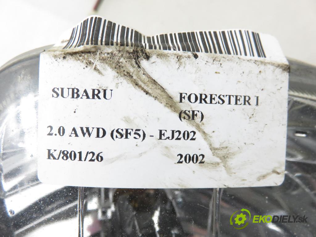 SUBARU FORESTER (SF_) KOMBI 2002 90,00 2.0 SOHC AWD 122 - EJ202 1994,00 Hmlové svetlo, hmlovka P 11420597