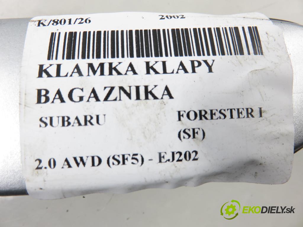 SUBARU FORESTER (SF_) KOMBI 2002 90,00 2.0 SOHC AWD 122 - EJ202 1994,00 klika dveří kufr