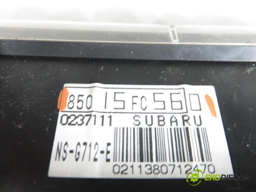 SUBARU FORESTER (SF_) KOMBI 2002 90,00 2.0 SOHC AWD 122 - EJ202 1994,00 Prístrojovka elektrický 85015FC560