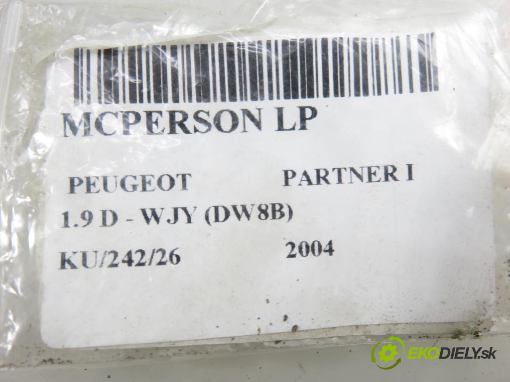 PEUGEOT PARTNER Combispace (5F) KOMBIVAN 2004 51,00 1.9 D - WJY (DW8B) 1868,00 MCPERSON LP