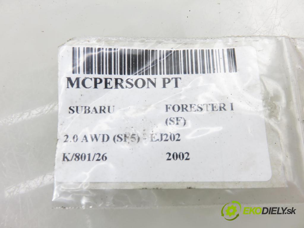 SUBARU FORESTER (SF_) KOMBI 2002 90,00 2.0 SOHC AWD 122 - EJ202 1994,00 MCPERSON pravé zadné