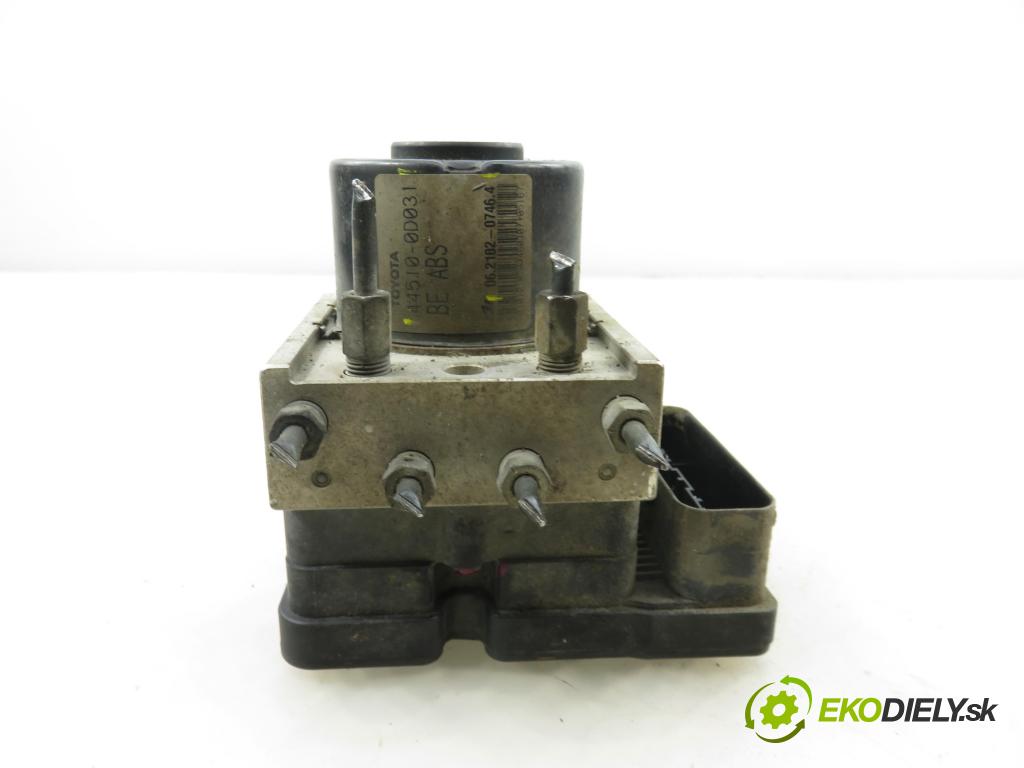 TOYOTA YARIS (_P9_) HB 2007 66,00 1.4 D-4D (NLP90_) - 1ND-TV 1364,00 Pumpa ABS 895410D040 ; 06210907463 ; 445100D031 (Pumpa ABS)