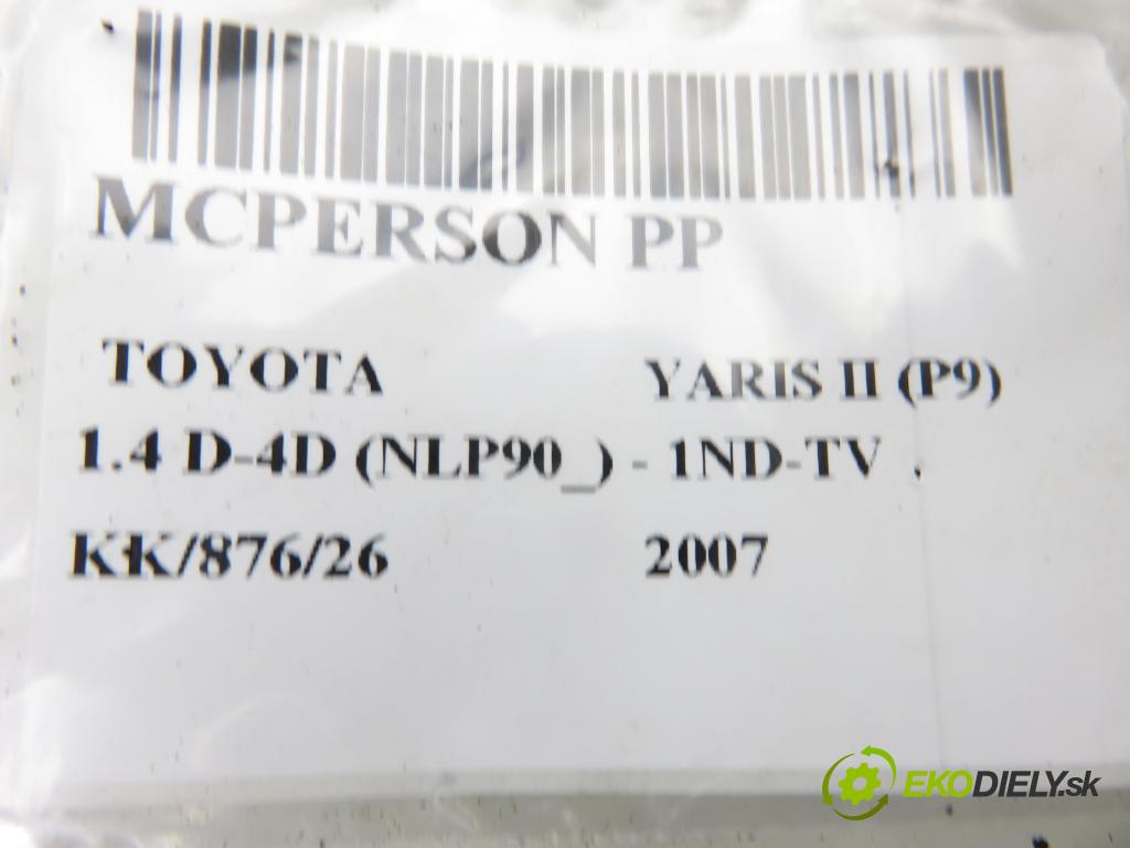 TOYOTA YARIS (_P9_) HB 2007 66,00 1.4 D-4D (NLP90_) - 1ND-TV 1364,00 MCPERSON PP DSB161G
