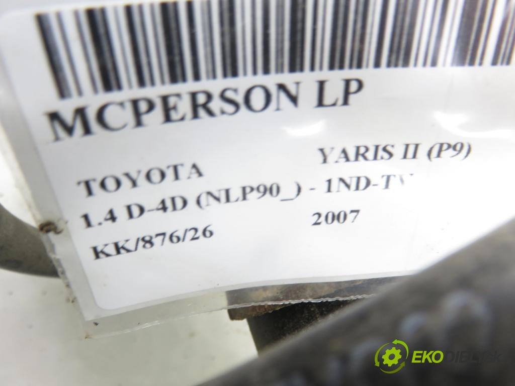 TOYOTA YARIS (_P9_) HB 2007 66,00 1.4 D-4D (NLP90_) - 1ND-TV 1364,00 MCPERSON LP DSB160G