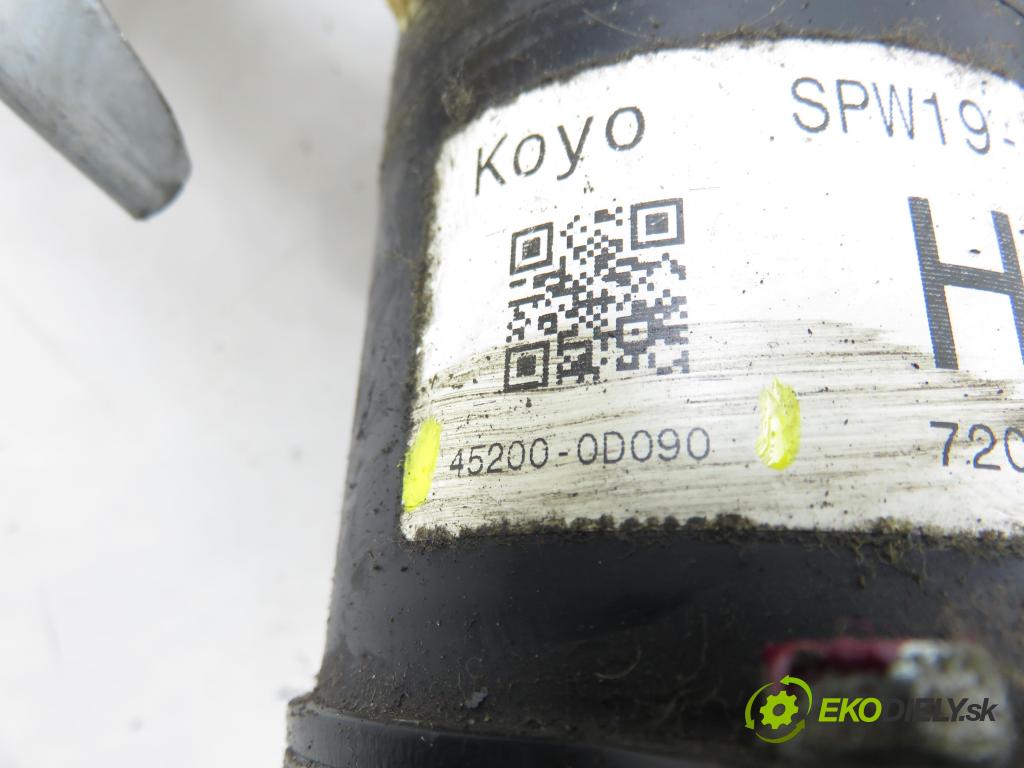 TOYOTA YARIS (_P9_) HB 2007 66,00 1.4 D-4D (NLP90_) - 1ND-TV 1364,00 serv/podporovanie elektrické 452000D090 ; 896500D010 ; 6900001067