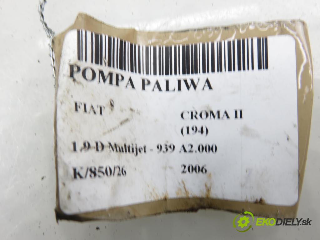 FIAT CROMA (194_) KOMBI 2006 110,00 1.9 D Multijet - 939 A2.000 1910,00 pumpa paliva 51741424 ; 0580303060