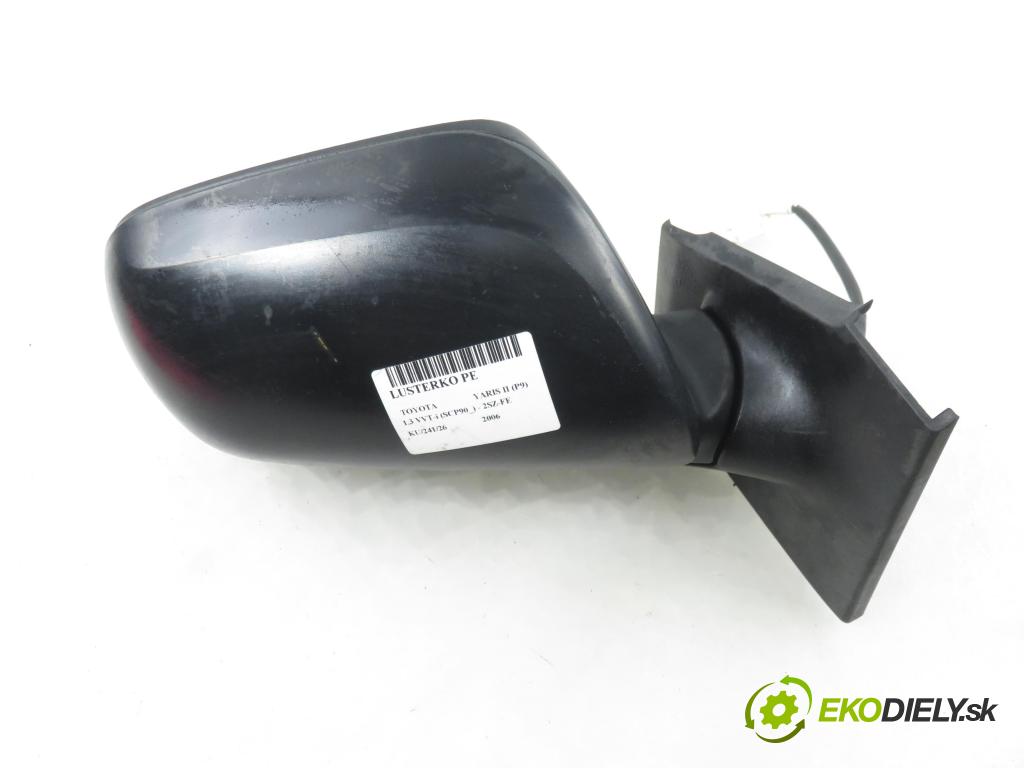 TOYOTA YARIS (_P9_) HB 2006 64,00 1.3 VVT-i (SCP90) 87 - 2SZ-FE 1298,00 Spätné zrkadlo