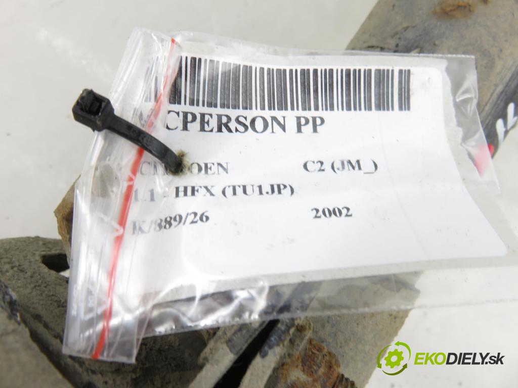 CITROEN C2 (JM_) HB 2002 44,00 1.1 - HFX (TU1JP) 1124,00 MCPERSON PP