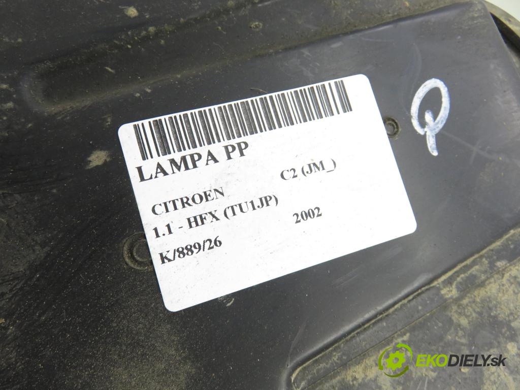CITROEN C2 (JM_) HB 2002 44,00 1.1 - HFX (TU1JP) 1124,00 Svetlo PP