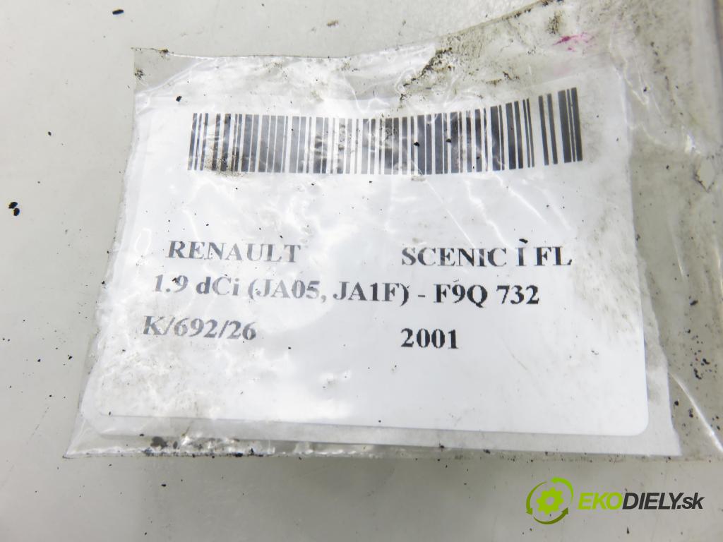 RENAULT SCENIC I (JA0/1_) MINIVAN 2001 75,00 1.9 dCi (JA05, JA1F) - F9Q 732 1870,00 vstrekovač 0445110021 ; 7700111014 (Vstrekovač paliva)