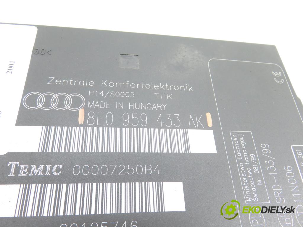 AUDI A4 (8E2, B6) SEDAN 2001 110,00 1.8 T quattro - AVJ 1781,00 MODUL komfortu 8E0959433AK
