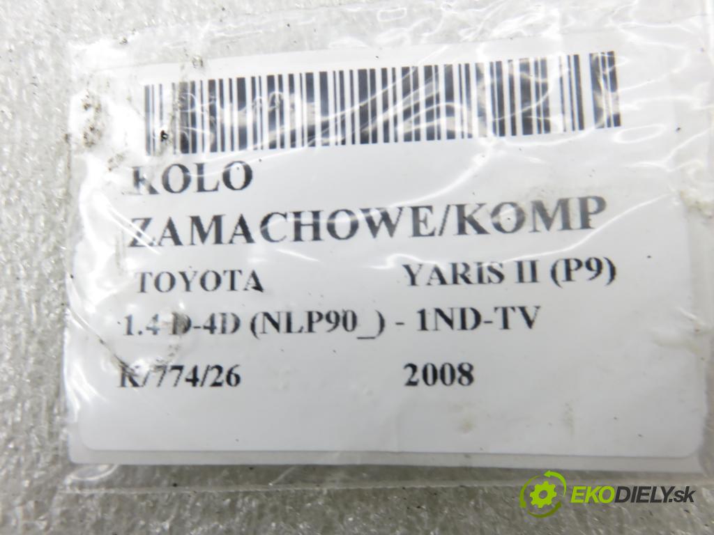TOYOTA YARIS (_P9_) HB 2008 66,00 1.4 D-4D (NLP90_) - 1ND-TV 1364,00 Koleso zotrvačník 32107710 ; 13451ON010