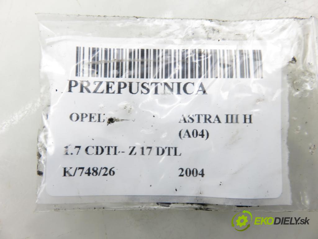 OPEL ASTRA H (A04) HB 2004 59,00 1.7 CDTI - Z 17 DTL 1686,00 Škrtiaca klapka 8973002311 (Škrtiaca klapka)