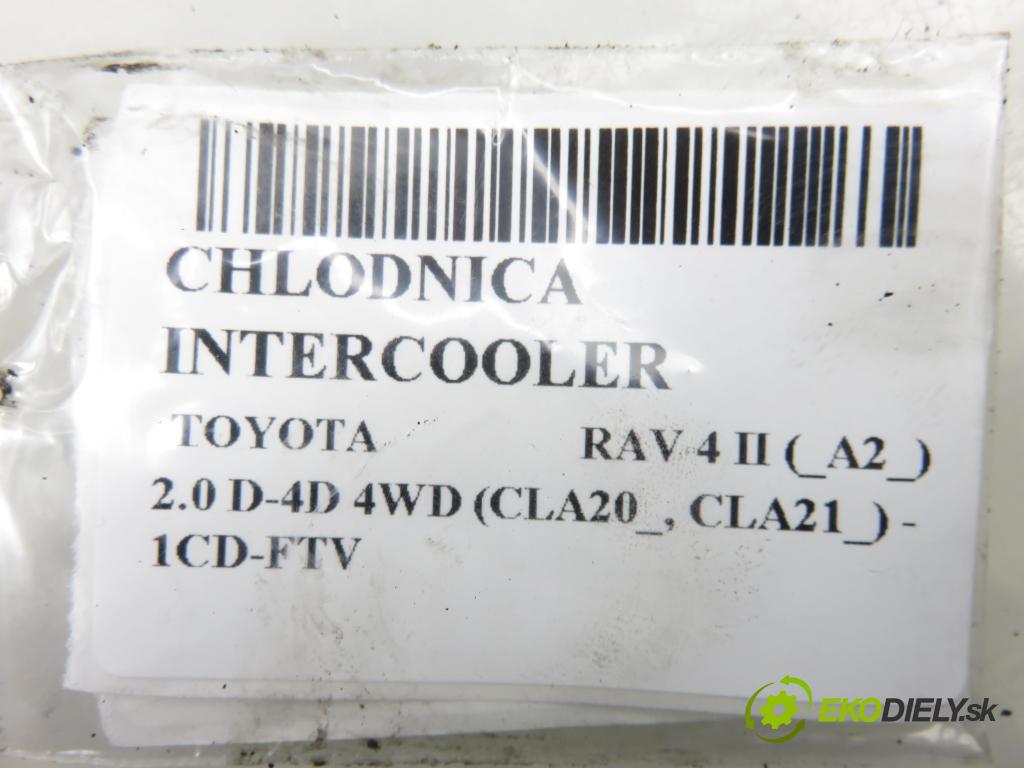 TOYOTA RAV 4 II (_A2_) SUV 2005 85,00 2.0 D-4D 4WD 116 - 1CD-FTV 1995,00 chladič intercooler 27040332