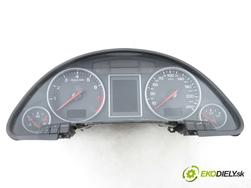 AUDI A4 (8E2, B6) SEDAN 2001 110,00 1.8 T quattro - AVJ 1781,00 prístrojovka elektrický 8E0920930KX ; 0263626124