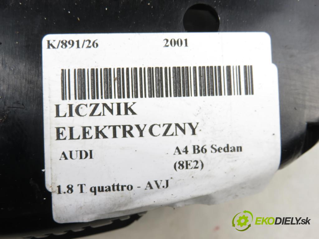 AUDI A4 (8E2, B6) SEDAN 2001 110,00 1.8 T quattro - AVJ 1781,00 Prístrojovka elektrický 8E0920930KX ; 0263626124