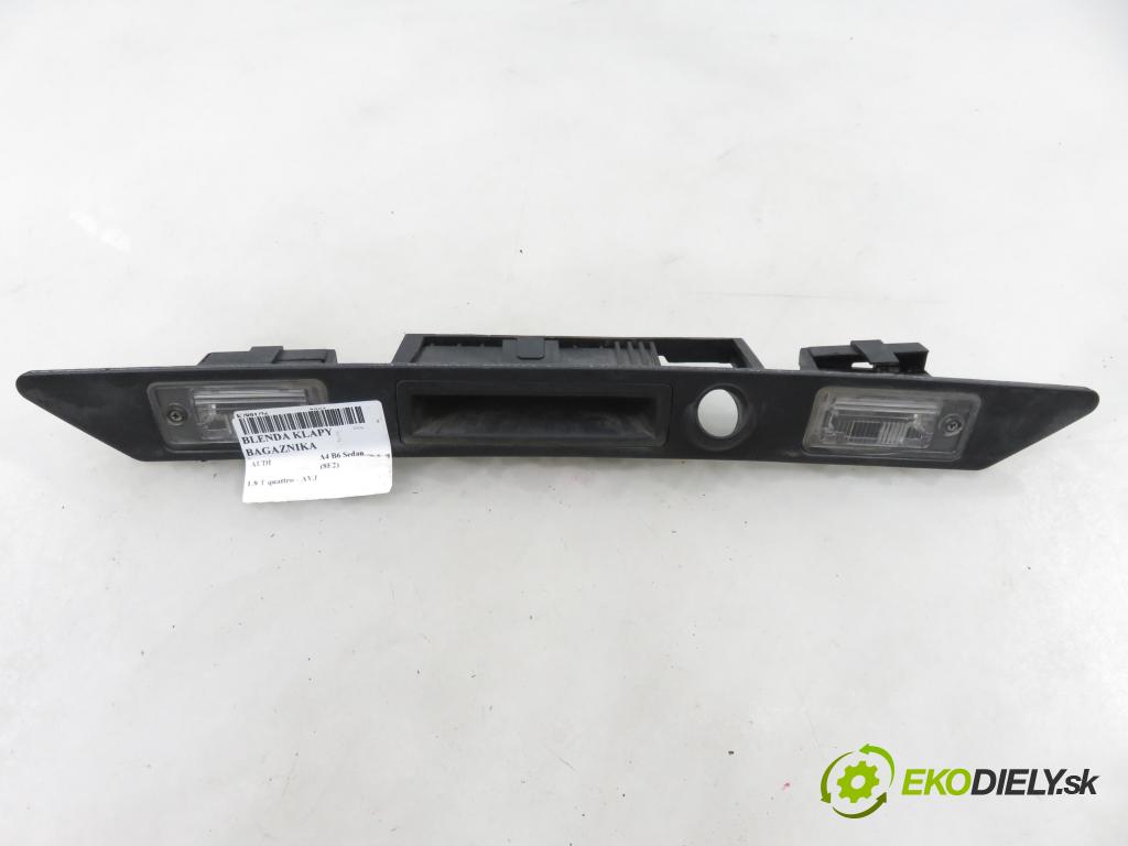 AUDI A4 (8E2, B6) SEDAN 2001 110,00 1.8 T quattro - AVJ 1781,00 Zadné čelo dverí kufor 8E0827574C