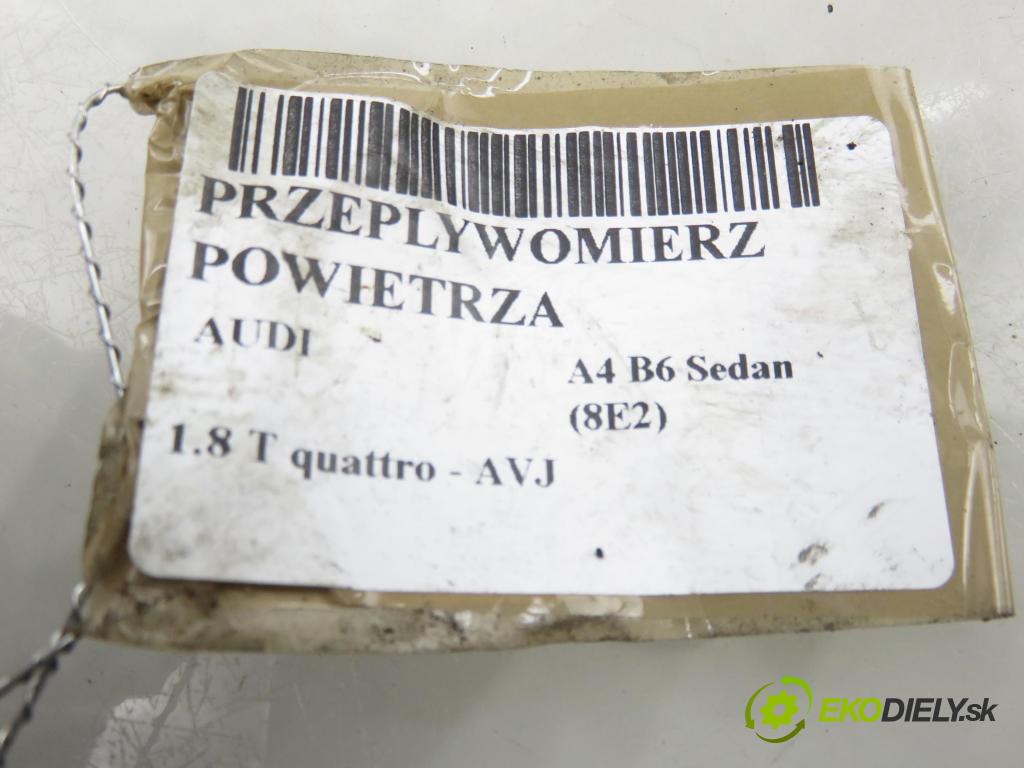 AUDI A4 (8E2, B6) SEDAN 2001 110,00 1.8 T quattro - AVJ 1781,00 váha vzduchu vzduchu F00C2G2049