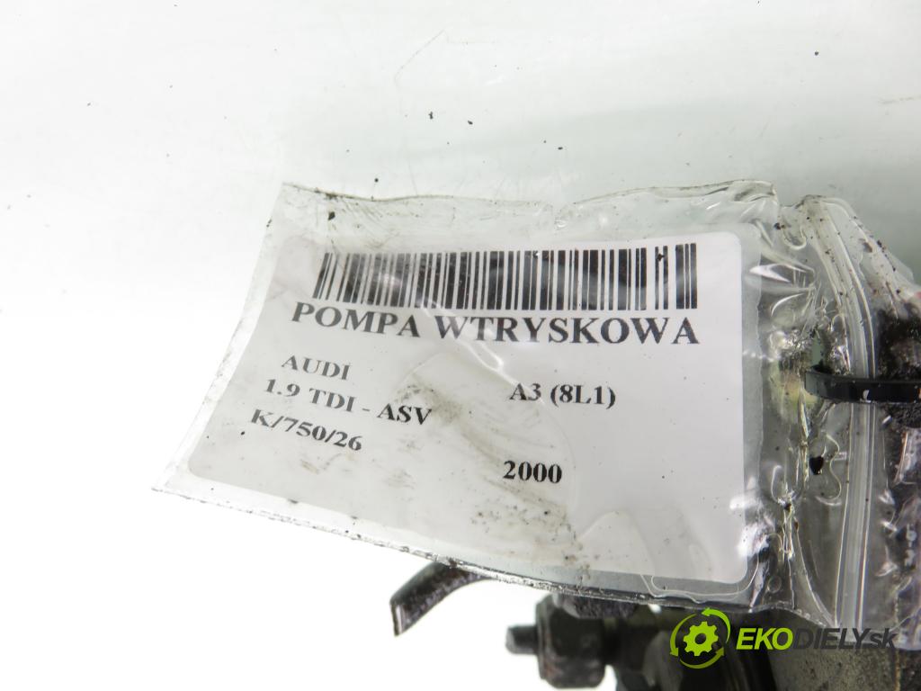 AUDI A3 (8L1) HB 2000 81,00 1.9 TDI - ASV 1896,00 Pumpa vstrekovacia 038130107D ; 0460404977 (Vstrekovacie čerpadlo)