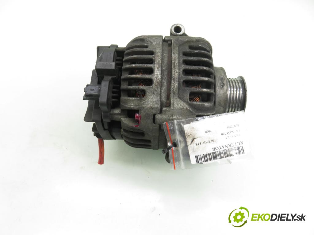 RENAULT SCENIC I (JA0/1_) MINIVAN 2000 79,00 1.6 - K4M 700 1598,00 Alternátor 0124415014 ; 7700434900 (Alternátor)