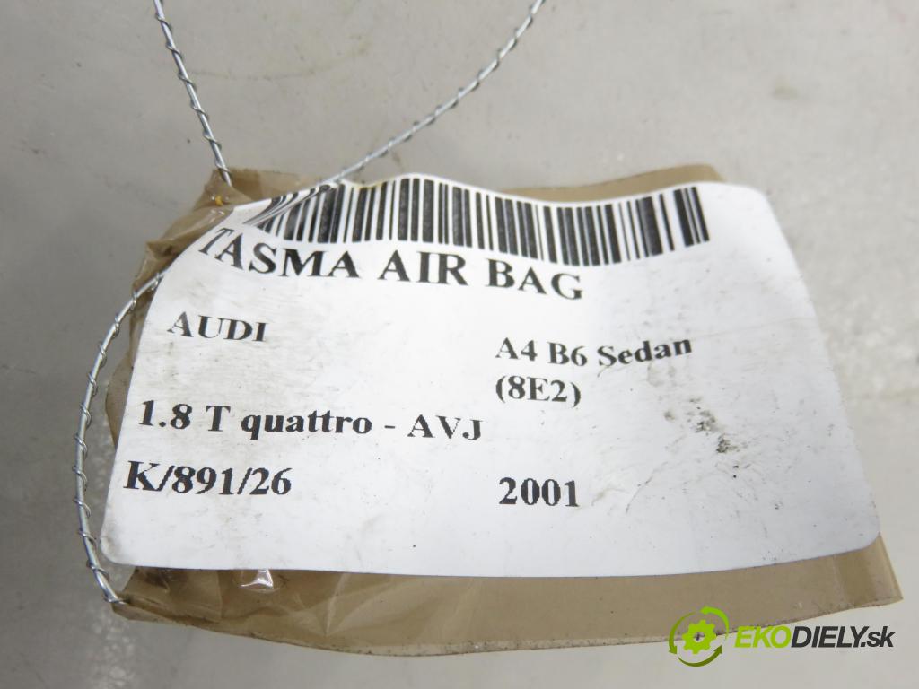 AUDI A4 (8E2, B6) SEDAN 2001 110,00 1.8 T quattro - AVJ 1781,00 PÁSKA: air BAG 8E0953541E