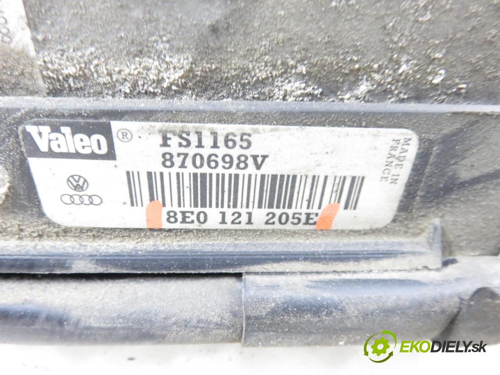 AUDI A4 (8E2, B6) SEDAN 2001 110,00 1.8 T quattro - AVJ 1781,00 Ventilátor chladič klíma/voda 8E0121205E