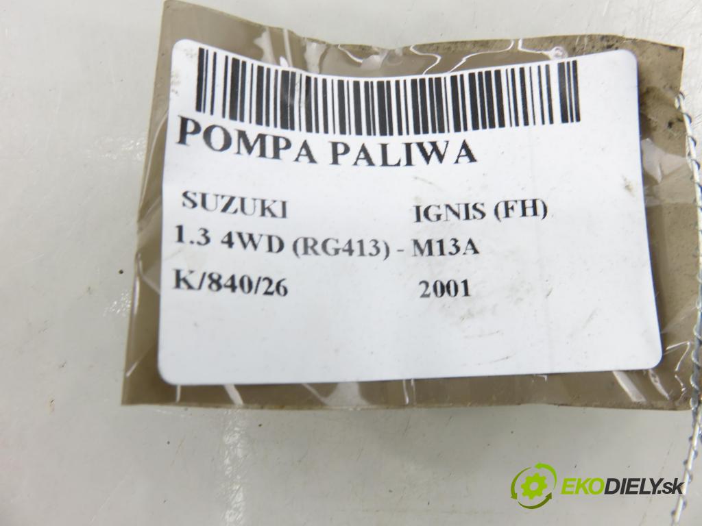 SUZUKI IGNIS (FH) HB 2001 61,00 1.3 4WD (RG413) - M13A 1328,00 Pumpa paliva