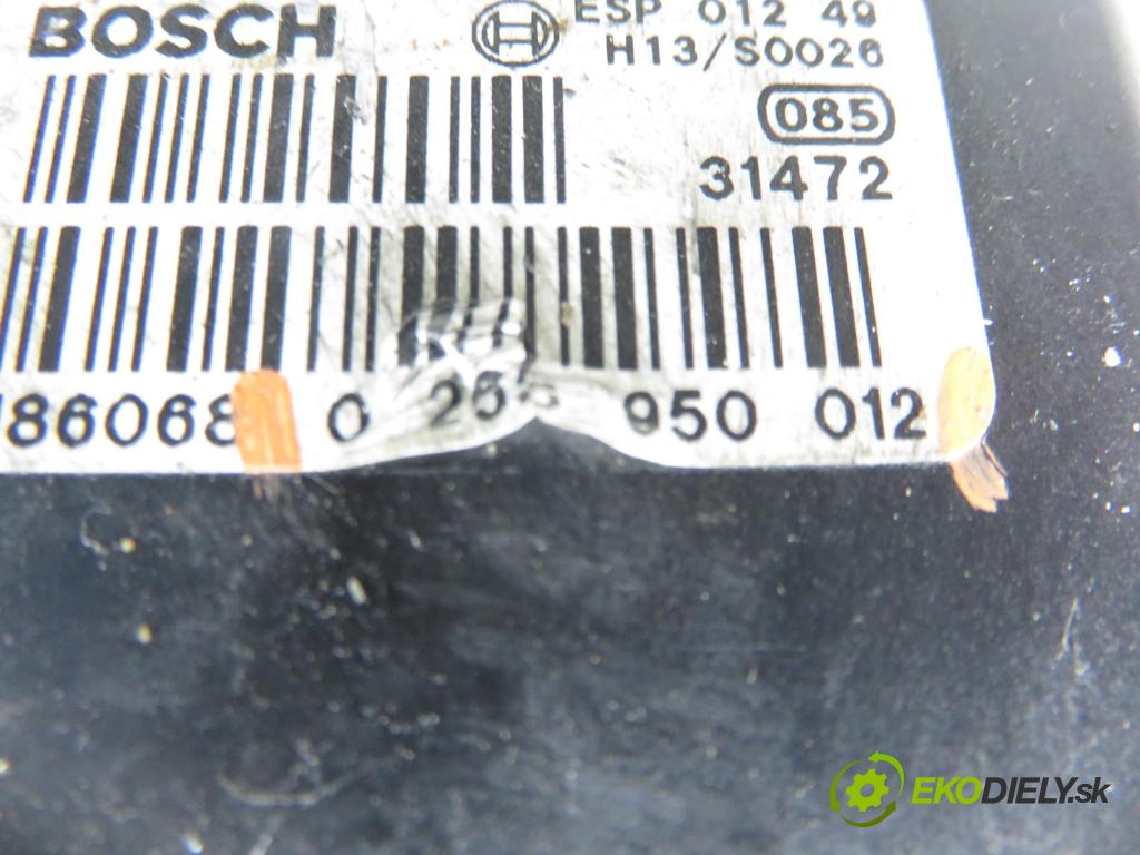 AUDI A4 (8E2, B6) SEDAN 2001 110,00 1.8 T quattro - AVJ 1781,00 Pumpa ABS 0265950012 ; 0265225045 ; 8E0614517A (Pumpa ABS)
