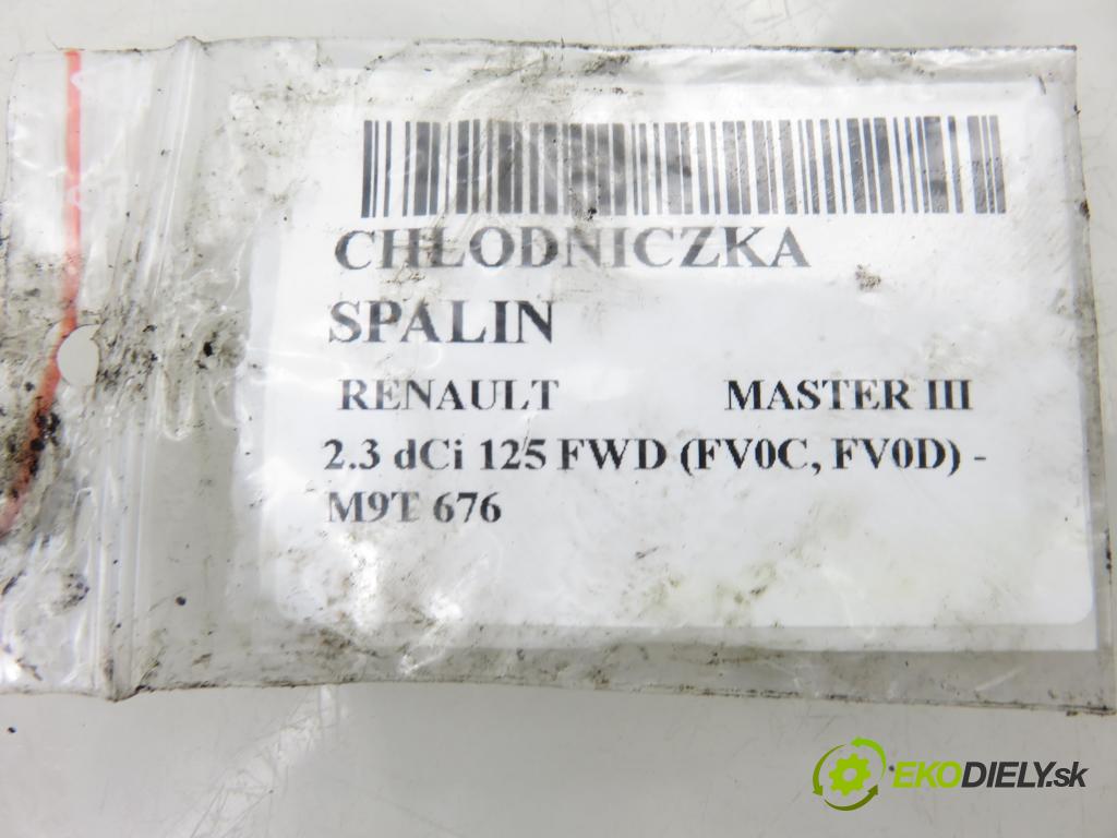 RENAULT MASTER III Skrzynia (FV) FURGON 2011 92,00 2.3 dCi 125 FWD (FV0C, FV0D) - M9T 676 2298,00 Chladič spalín 8200719993 ; 8200719993D