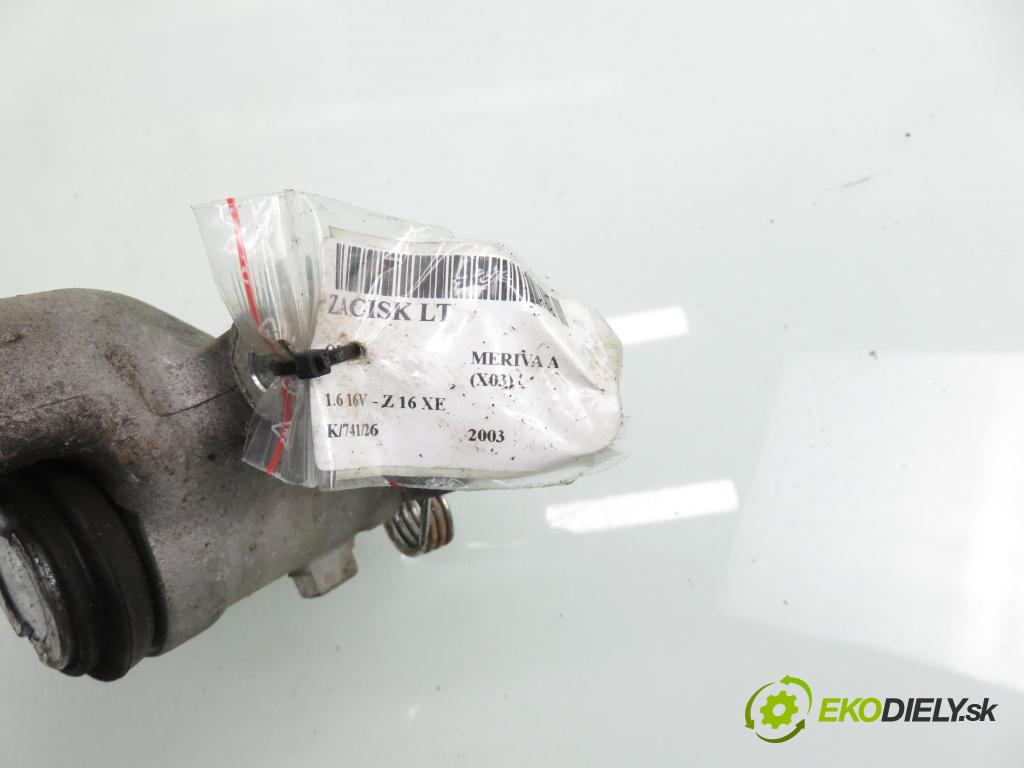 OPEL MERIVA A nadwozie wielkoprzestrzenne (MPV) (X03) HB 2003 74,00 1.6 16V - Z 16 XE 1598,00 brzdič třmen LT