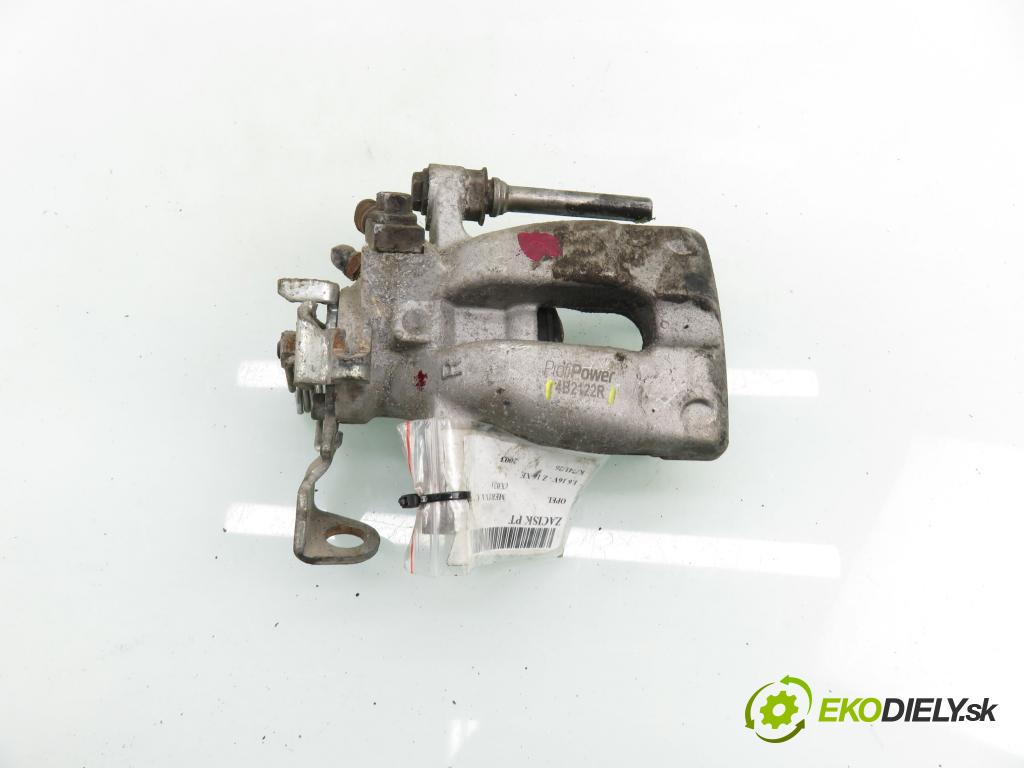 OPEL MERIVA A nadwozie wielkoprzestrzenne (MPV) (X03) HB 2003 74,00 1.6 16V - Z 16 XE 1598,00 Brzdič strmeň pravé zadné 4B2122R