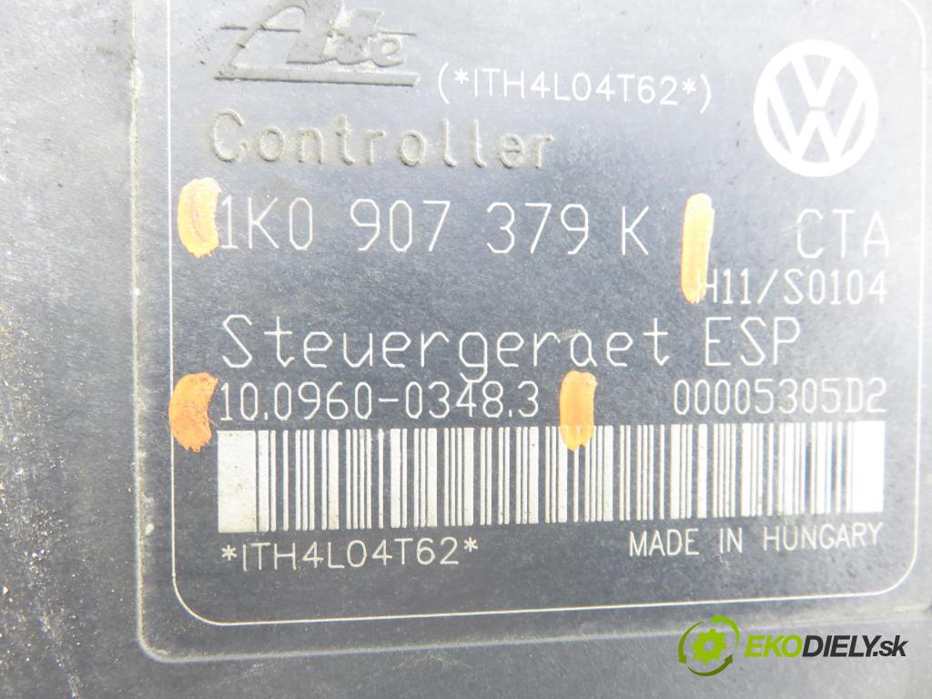 VW GOLF V (1K1) HB 2005 66,00 1.9 TDI PD 90 - BRU 1896,00 pumpa ABS 10096003483 ; 1K0907379K ; 10020601064 (Pumpa ABS)