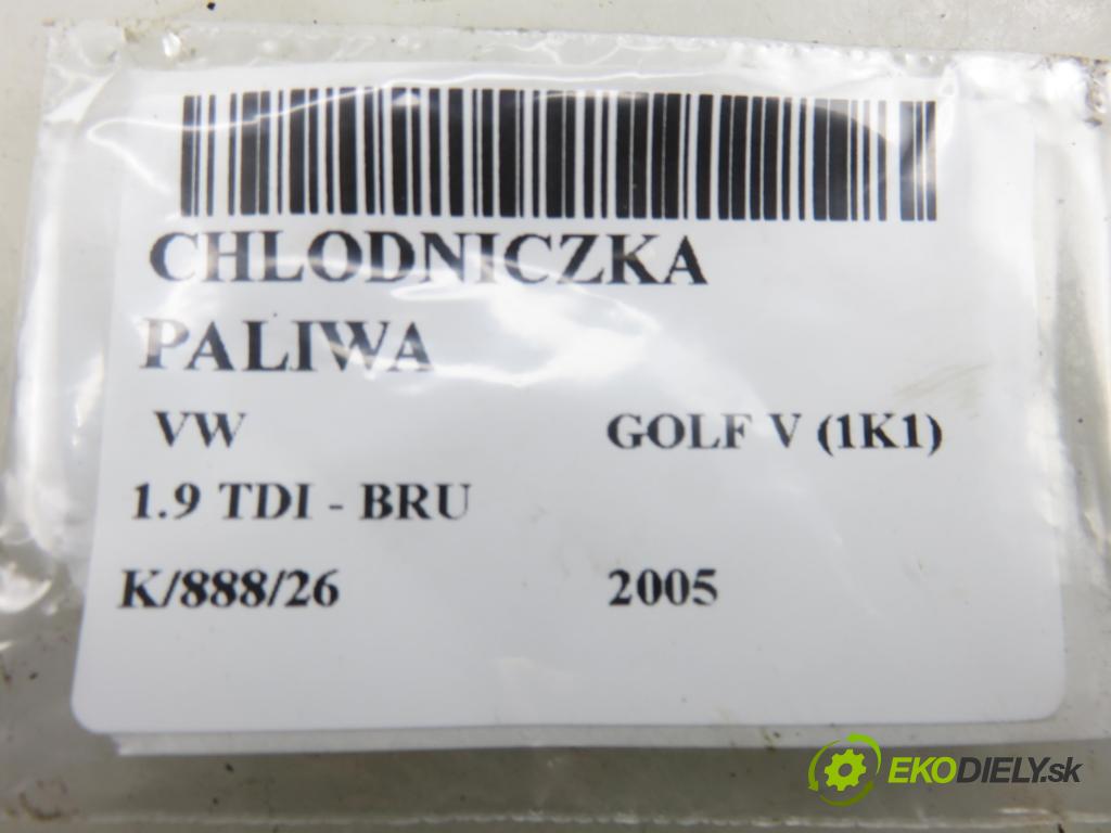 VW GOLF V (1K1) HB 2005 66,00 1.9 TDI PD 90 - BRU 1896,00 Chladič paliva 1K0203491A