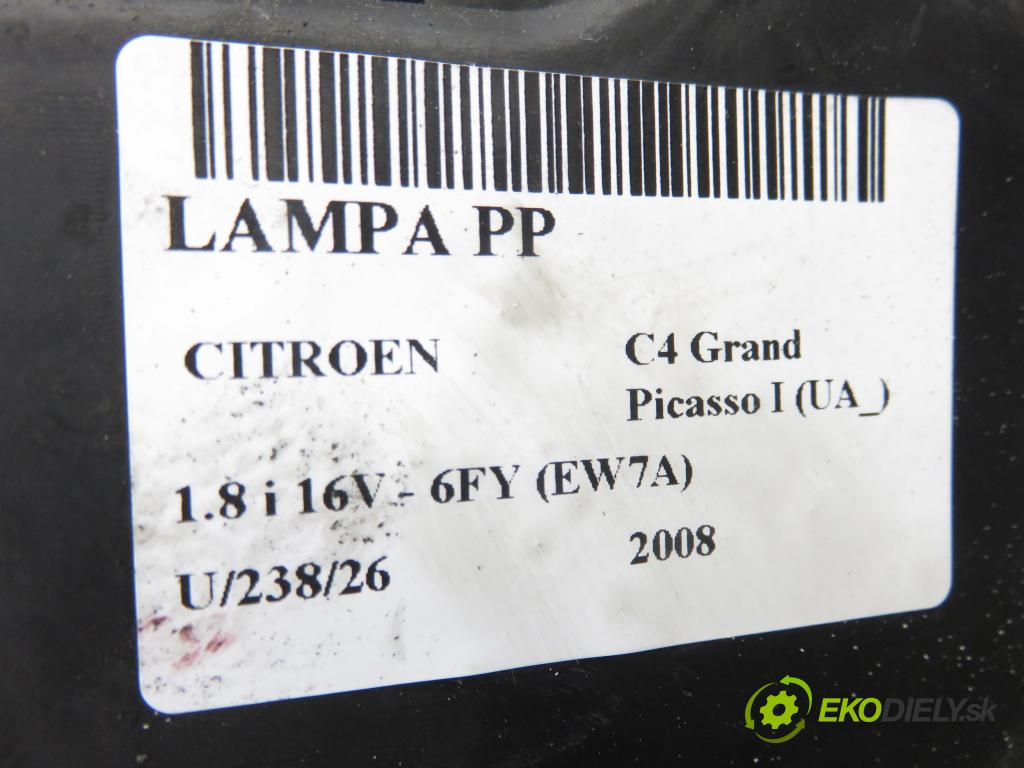 CITROEN C4 Grand Picasso I (UA_) MINIVAN 2008 92,00 1.8 i 16V - 6FY (EW7A) 1749,00 Svetlo PP