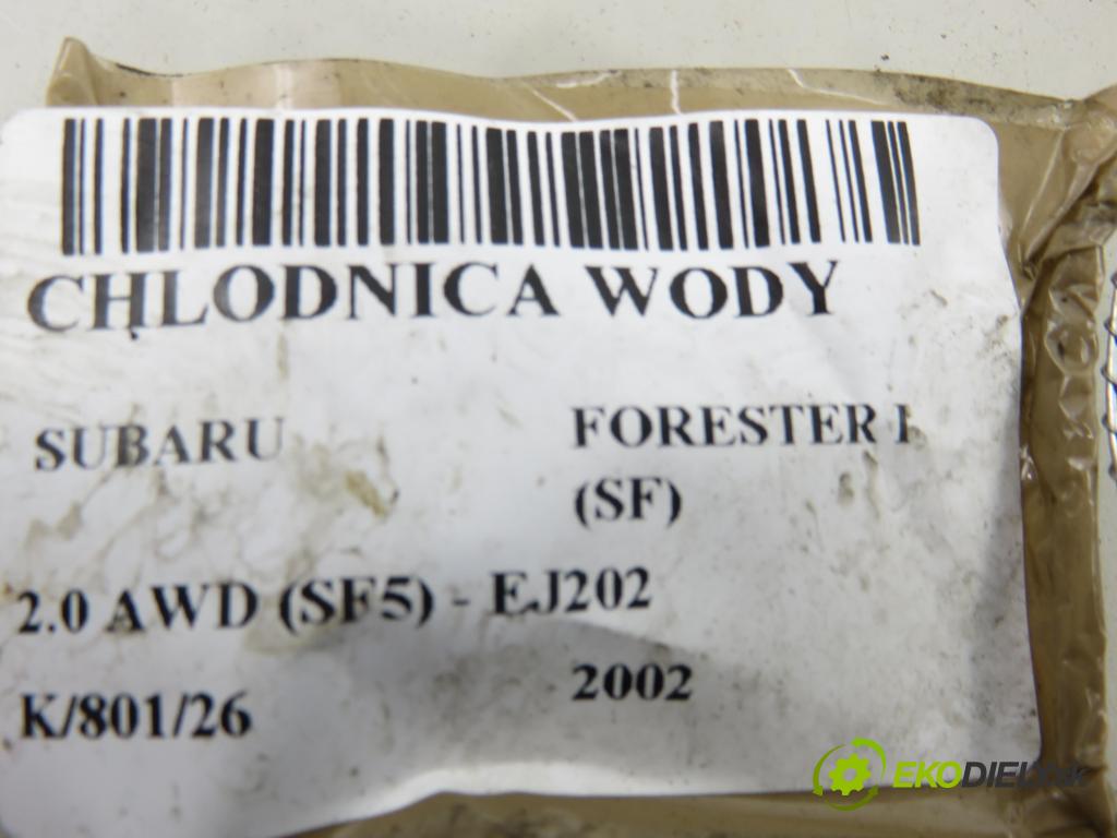 SUBARU FORESTER (SF_) KOMBI 2002 90,00 2.0 SOHC AWD 122 - EJ202 1994,00 chladič vody