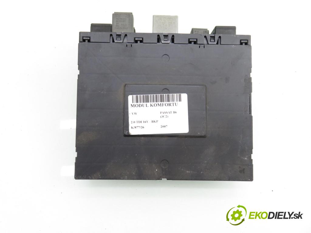 VW PASSAT B6 (3C2) SEDAN 2007 103,00 2.0 TDI 16V - BKP 1968,00 MODUL komfortu 3C0937049AJ